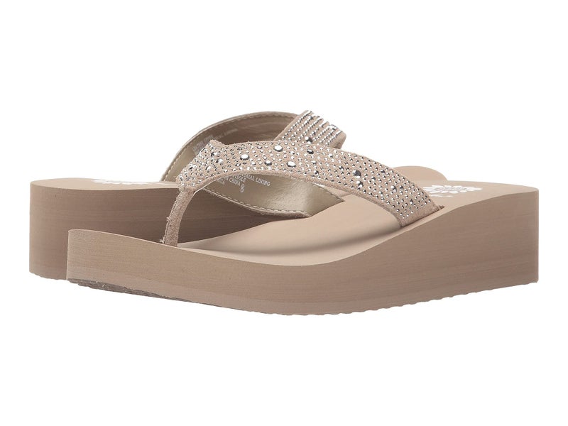 Yellow Box Women's Africa Flip Flop, Taupe, 6 M US - Image 1